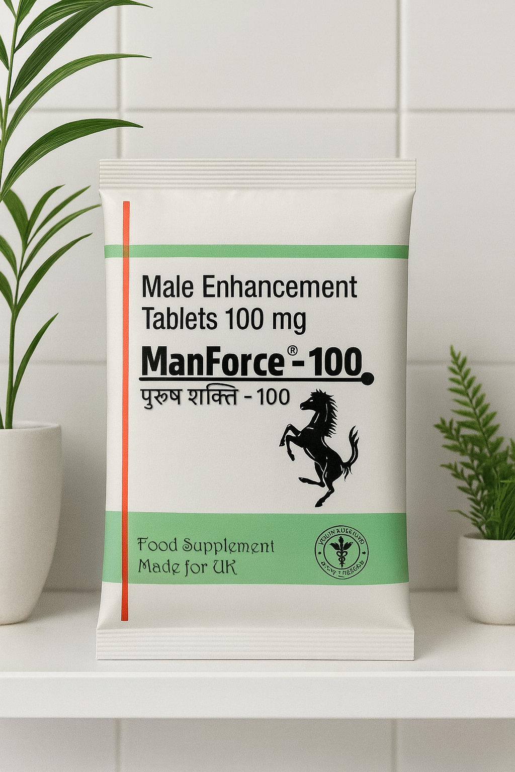ManForce Men's Vitality Boost – Natural Energy & Performance Support Supplement 10 Pack
