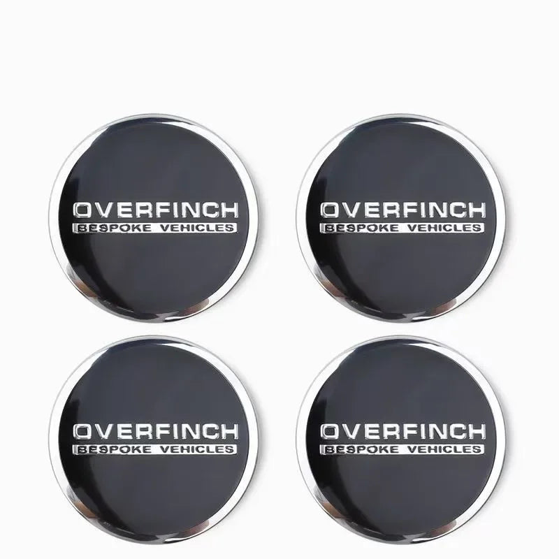4-Piece Wheel Center Hub Caps 62/63 mm – Emblem Logo Covers for Land Rover / Range Rover / Discovery / Defender / Evoque