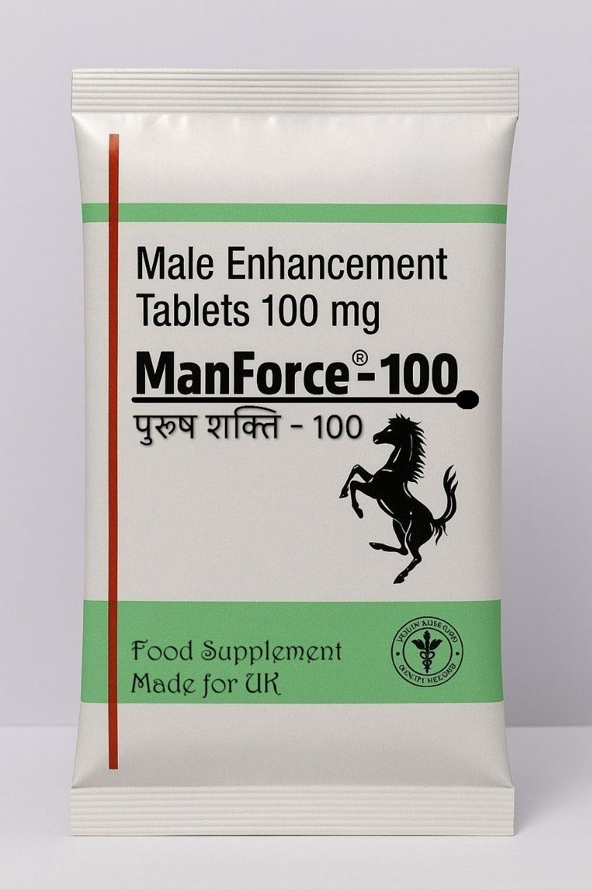 ManForce Men's Vitality Boost – Natural Energy & Performance Support Supplement 10 Pack